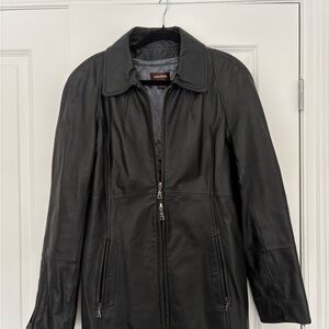 Women’s Danier Black Leather Jacket